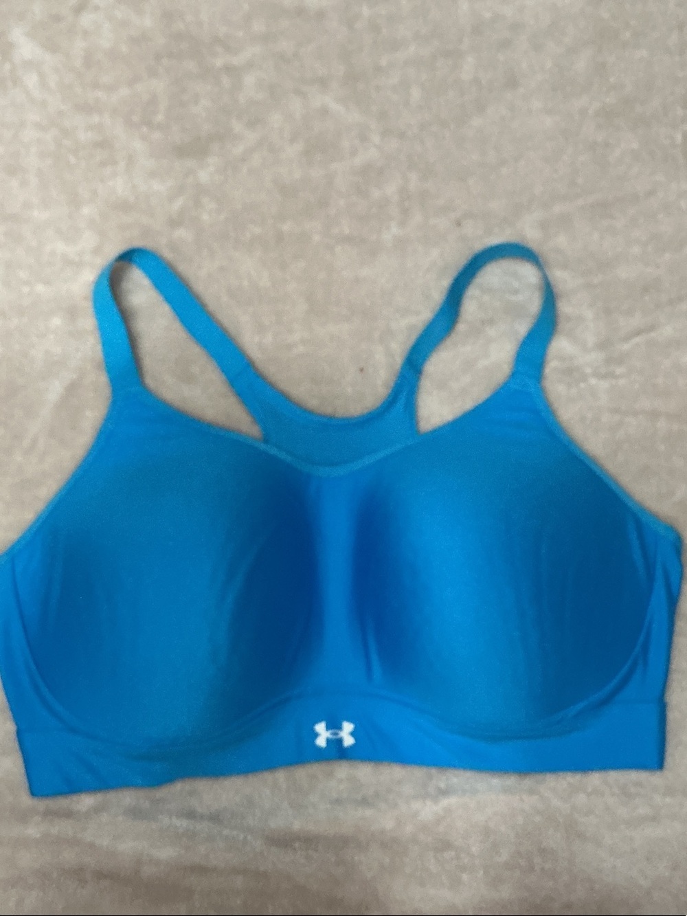 Under Armour Bright Blue Molded Cup Sports Bra